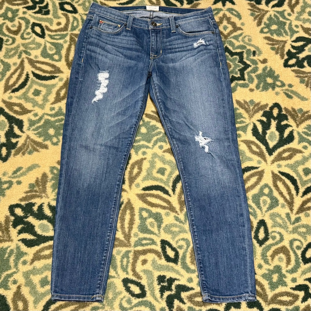 Hudson Krista Super Skinny Crop Stretch Jeans 28 x 27